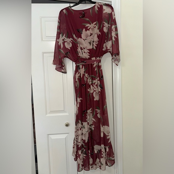 Kimono Wrap Floral Dress by Urban Touch - Picture 5 of 5